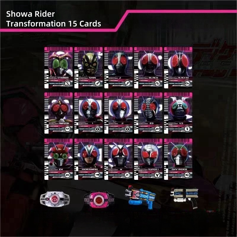 Thẻ dính tự làm của Kamen Rider Decade có thể được sử dụng kết hợp với phiên bản DX Decade Magenta v