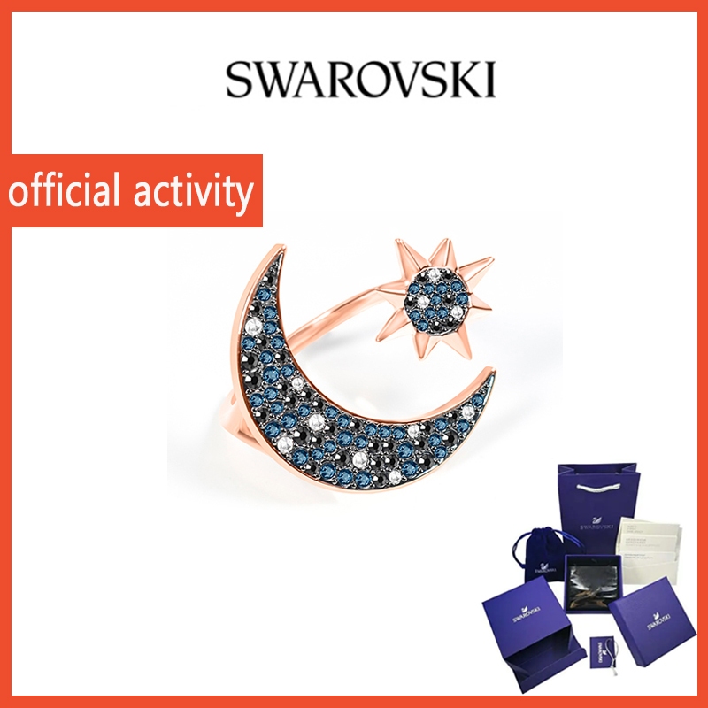 Nhẫn 27z Hàng Sẵn Có Swarovski STONEFG Nhẫn Thời Trang Nhẫn Cố Định Tối Giản Nhẫn Nữ Nhẫn Bạc Nhẫn Z