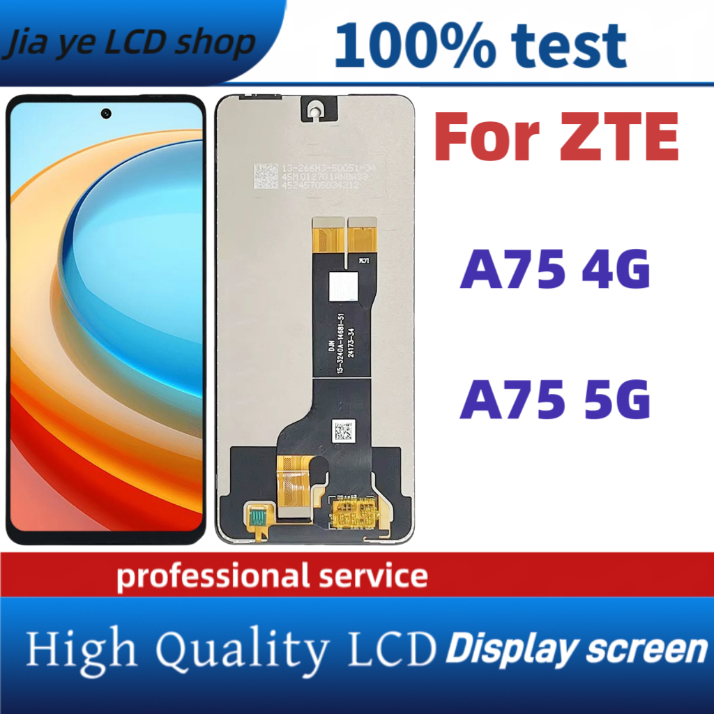Dành Cho ZTE Blade A75 4G A75 5G Màn Hình LCD Màn Hình Cảm Ứng Có Khung Thay Thế