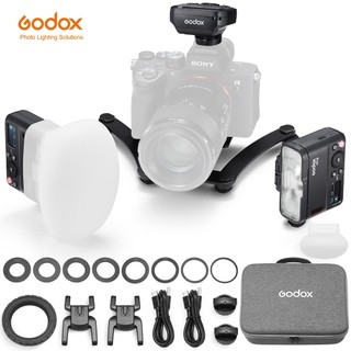 Godox MF12-DK1 Hệ thống đèn flash nha khoa TTL Flash 2.4 GHz Điều khiển không dây Đèn tốc độ cho Sony A6400 、 A74 、 A7R5andZV-E10