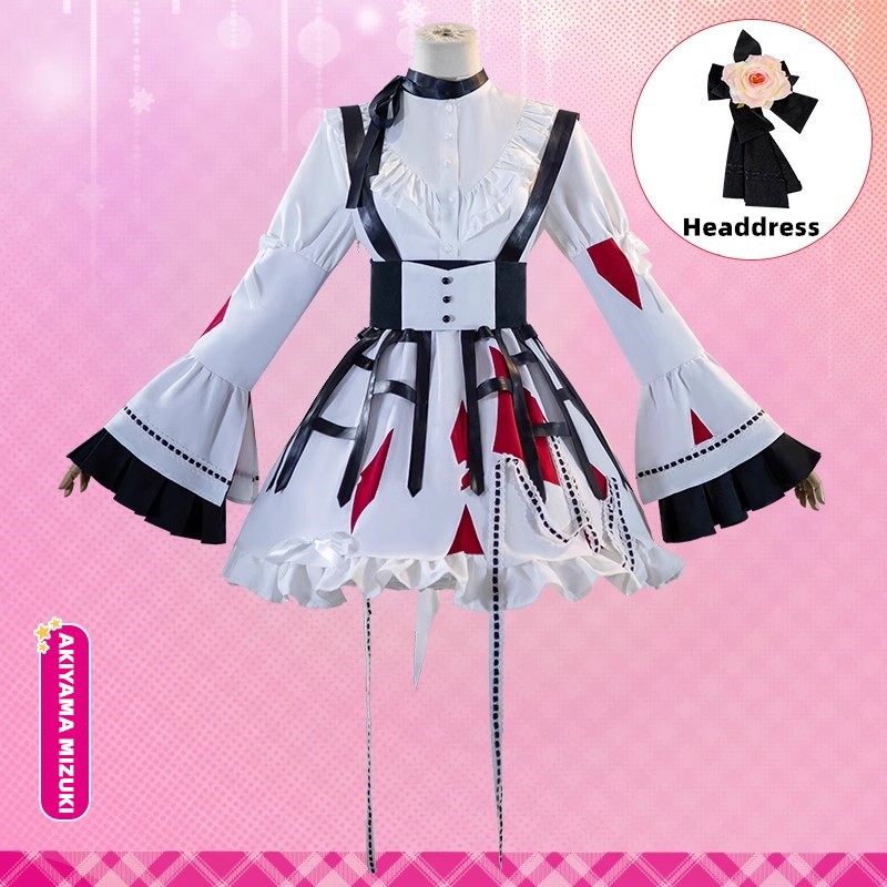 Hatsune Miku: Sân khấu đầy màu sắc AKIYAMA MIZUKI Cos Trang Phục Trò Chơi Nữ Cosplay Trọn Bộ Trang P