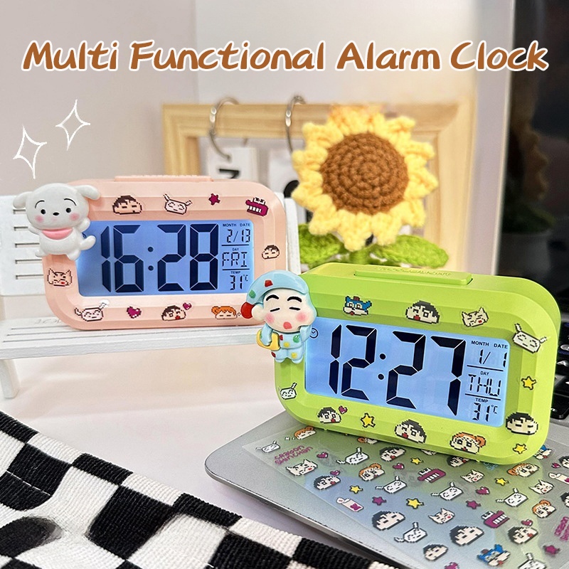 Đồng hồ báo thức bỏ túi nhỏ gọn sáng tạo dành cho học sinh