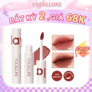  Son kem Focallure sương nhung màu mờ chuyên nghiệp 