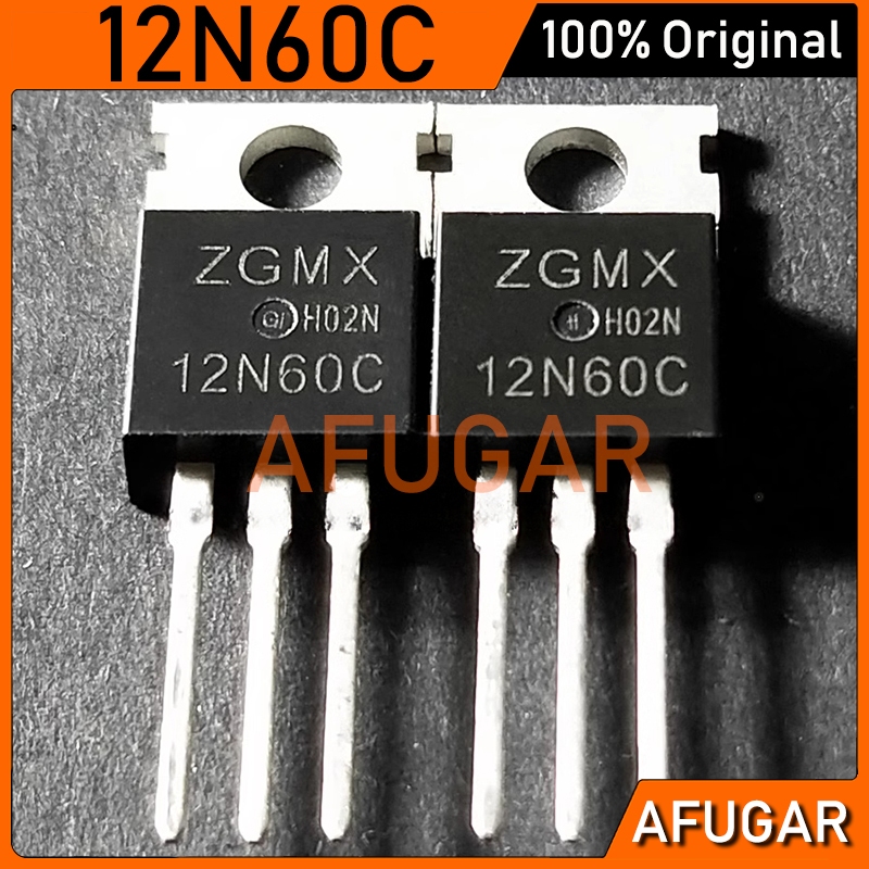 5 Chiếc 12N60C ZGMX12N60C 12A / 600V TO-220 N Kênh Hiệu Ứng Trường Transistor