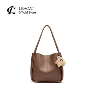 Túi đeo dưới cánh tay nữ dung tích lớn Leacat Túi đeo dưới cánh tay cổ điển tối giản nách túi tote đi lại túi xách nữ