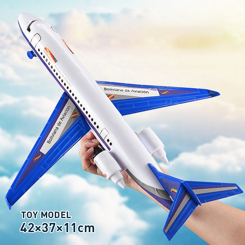 43cm Kích Thước Lớn Máy Bay Mô Hình Âm Thanh Và Ánh Sáng Quán Tính Kéo Lại Máy Bay Lớn Đồ Chơi Mô Phỏng Máy Bay Đồ Chơi Trẻ Em Quà Tặng