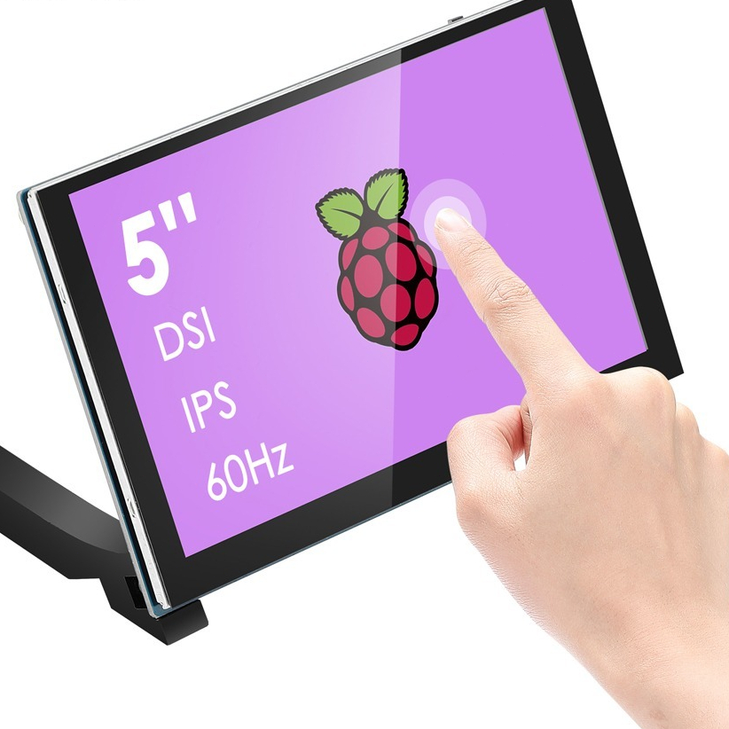 Màn hình cảm ứng Raspberry Pi, Màn hình USB IPS di động 5 Inch Màn hình giảng dạy Màn hình an ninh g