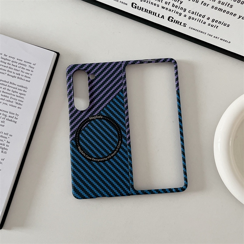 Ốp từ tính Samsung Galaxy Z Fold6 Ốp điện thoại Màn hình gập Z Fold 3 4 5 Flip Cover Vỏ bảo vệ Họa t