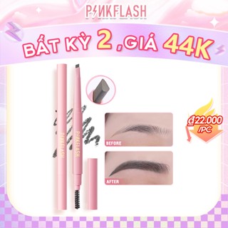 PINKFLASH Bút chì kẻ mày chống Chì kẻ lông mày dạng vặn tự động chống thấm nước lâu trôi 8h cao cấp