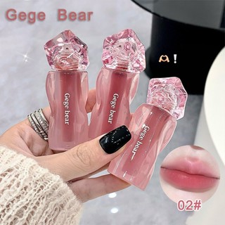  Gege bear Bùn môi nhung Cô gái ngọt ngào son môi mờ son môi son bóng 