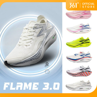 Giày chạy bộ nam 361 độ Flame 3.0 Marathon Carbon Plate Racing Đệm thoáng khí 672412207