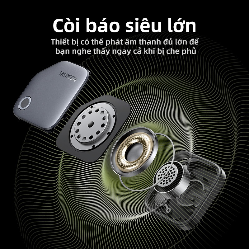 Ugreen Thẻ Thông Minh Định Vị Thông Minh Chống Mất Bluetooth5.0 Finder Airtag Theo Dõi Finder Định Vị Cho iPhone / iPad / Mac | BigBuy360 - bigbuy360.vn