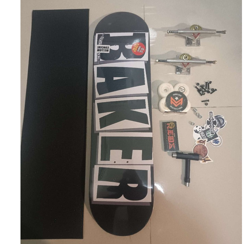 Pro ván trượt trọn bộ 8 inch 8.25 inch dành cho người lớn hoàn toàn mới bộ ván trượt BAKER MINILOGO 