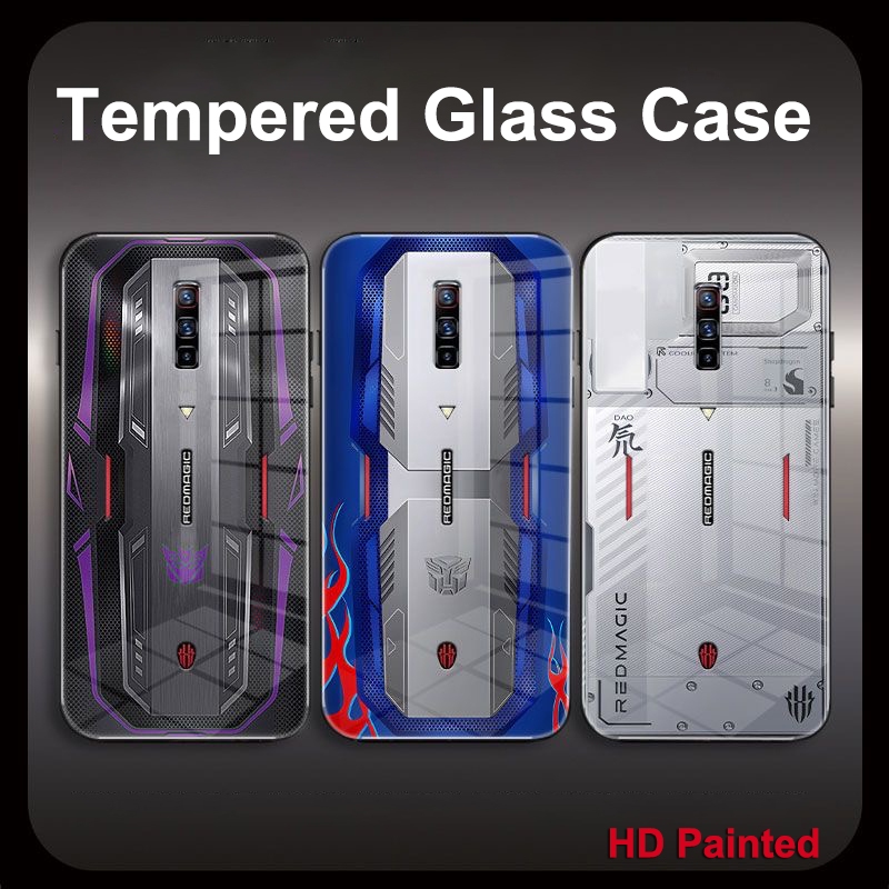 9H Kính Dành Cho Nubia Red Magic 6 Pro Ốp Lưng NX669J Kính Cường Lực Cứng Mặt Sau Điện Thoại Red Mag