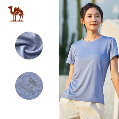 Áo thun CAMEL CROWN  phong cách thể thao khô nhanh cao cấp cho nữ