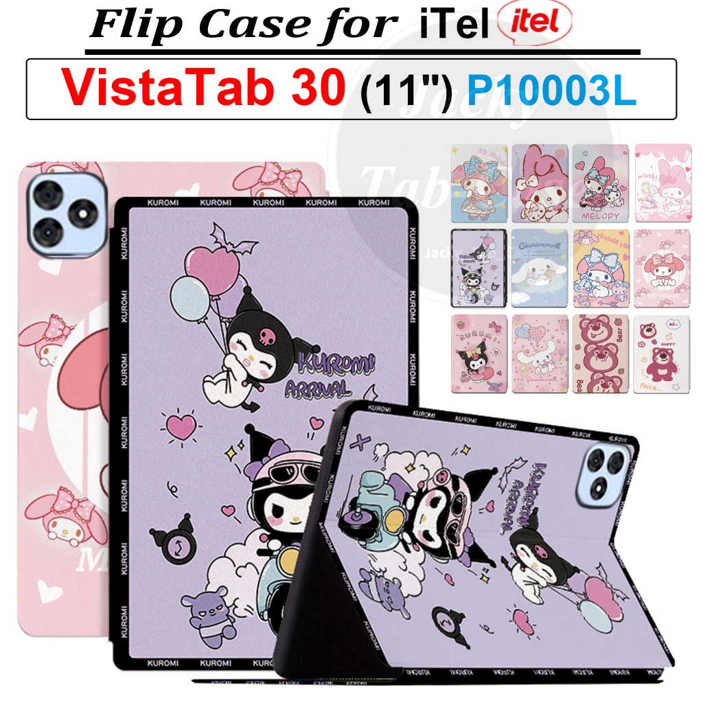 Ốp Lưng Dễ Thương Cho itel VistaTab 30 11 inch P10003L Vista Tab Vista30 11 "FHD IPS, Vỏ Lật Bao Da 