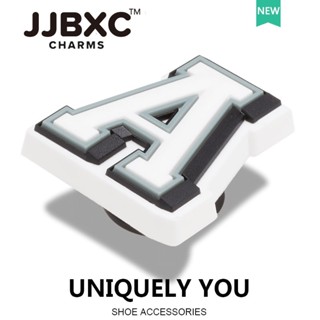 JJBXC Charm Cross Phụ Kiện Giày Chữ A-Z Chất Lượng Cao Khóa Giày Hoa Phù Hợp Cho Chữ Thập Tiếng Anh Sticker Dép Cross