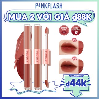 PINKFLASH Son Môi Dạng Lỏng Thiết Kế 2 Trong 1 Tiện Dụng Chất Lượng Cao