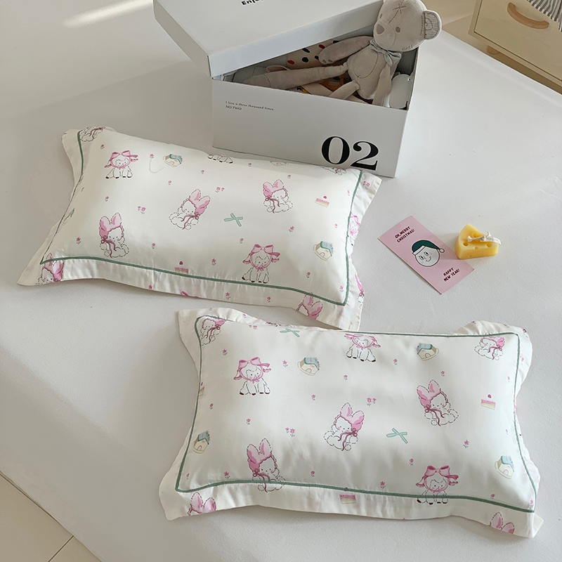 Tencel in hoạt hình cho trẻ em Vỏ gối Cảm ứng lạnh thường ngày và mịn màng Chất lượng cao Vỏ gối Tencel Vỏ gối lụa băng | BigBuy360 - bigbuy360.vn