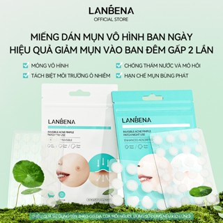 【MOH Miếng dán mụn LANBENA trong suốt hỗ trợ giảm mụn lành sẹo mụn dùng mỗi ngày dán mụn ban ngày & ban đêm