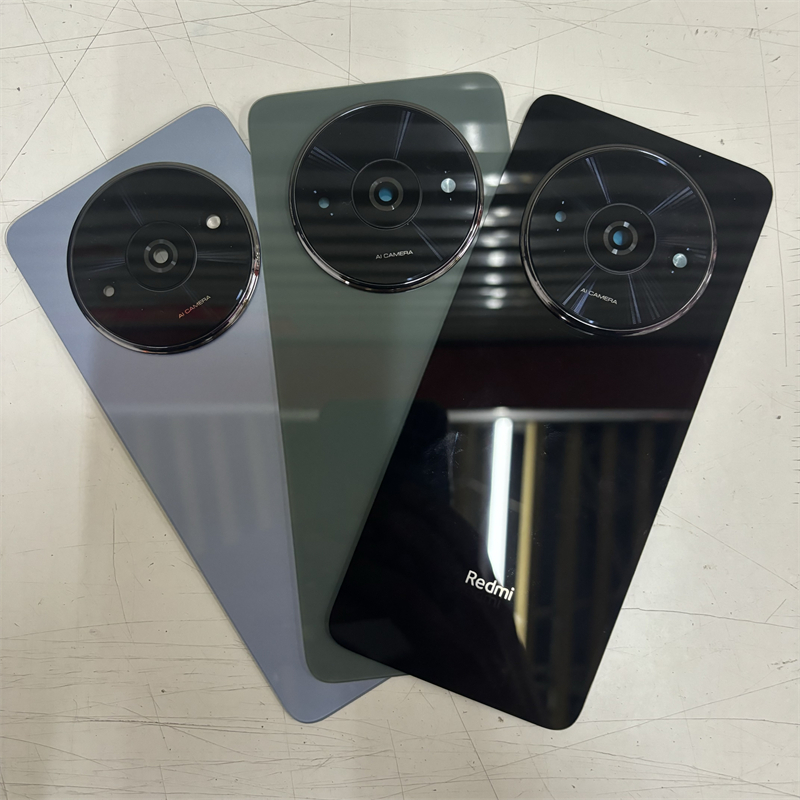 A + + + Kính Cho Xiaomi Redmi A3 23129RN51X Mặt Sau Pin Bảng Điều Khiển Cửa Vỏ Phụ Kiện Thay Thế Vỏ 