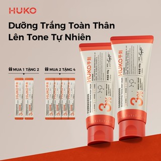 Kem Dưỡng Trắng Da HUKO Làm Sáng Da Tức Thì Niacinamide Chống Thấm Nước Giữ Lâu 12H Tự Nhiên Không Trắng Bệch