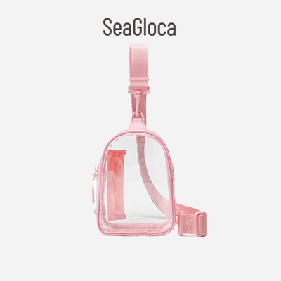 Seagloca Gói Thắt Lưng Trong Suốt Chống Thấm Nước Ngực Thể Thao Ngoài Trời Chạy Sương Đeo Ngang Cho Nữ