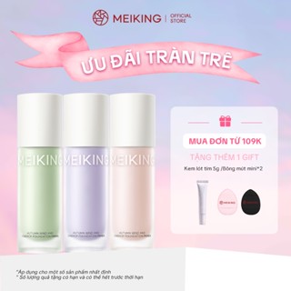 Kem lót kem chống nắng MEIKING 30g trang điểm kiềm dầu nâng tông che lỗ chân lông làm mịn da