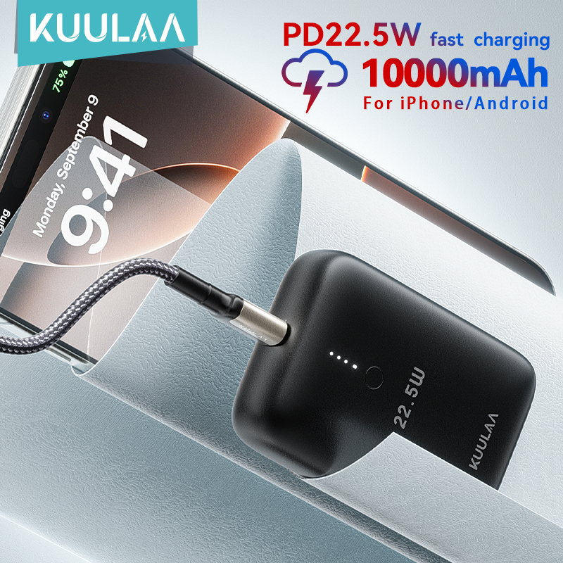 Bộ nguồn KUULAA 10000mAh với bộ nguồn sạc nhanh 22,5W thích hợp cho bộ nguồn sạc nhanh dòng iPhone 1