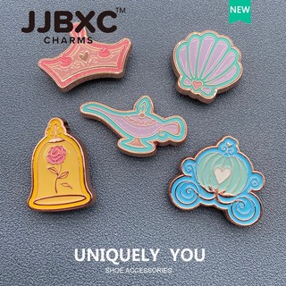 JJBXC   Charms Shoes Chính Hãng, Phụ Kiện Trang Trí Giày Độc Quyền, Khóa Trang Trí Phía Trên, Series Aladdin Magic Lamp, Sticker Dép  
