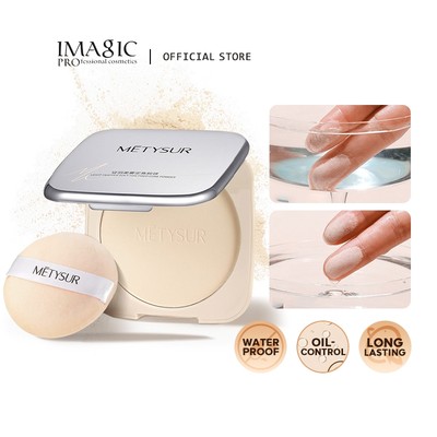 Imagic Matte Setting Powder Natural Brightening Face Makeup Soft Long Lasting Concealer cho da khô & dầu