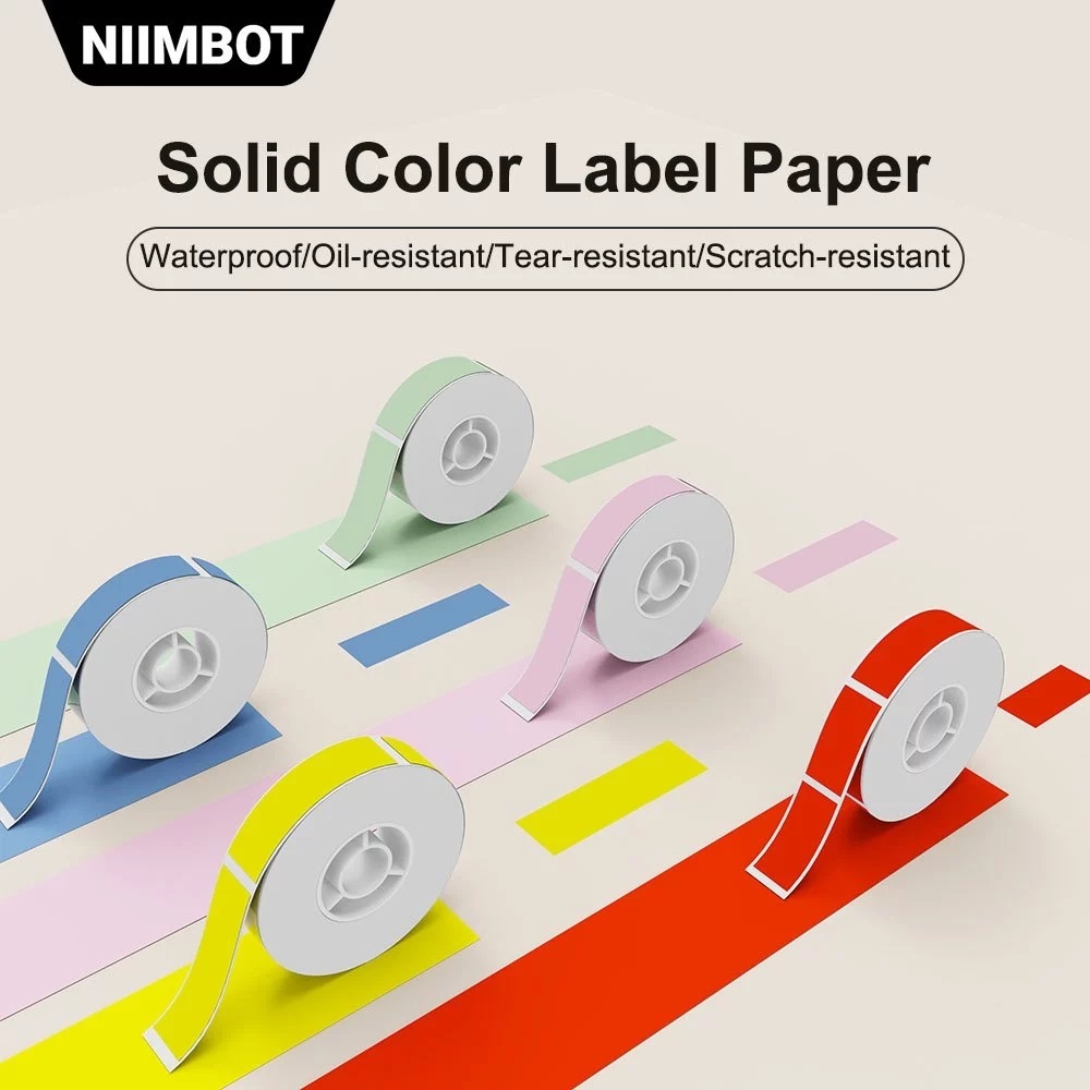 NiiMBOT D11 D110 D101 Nhãn Dễ Thương Tên Giấy Hoạt Hình Động Vật Dễ Thương Họa Tiết Chống Thấm Nước 