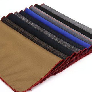 Nam Cotton Túi Vuông Sọc Chắc Chắn 23CM * 23Cm Hanky Cổ Điển Tiệc Cưới Khăn Tay Khăn Ngực