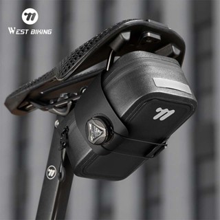 WEST BIKING Xe Đạp Đuôi Túi 0.5L Di Động Tự Khóa Xe Đạp Chống Nước Yên Túi Tháo Lắp Nhanh Lắp Ráp Treo Đèn Hậu Mtb Xe Đạp Đường Bộ Phụ Kiện Xe Đạp Có Thể Gập Lại