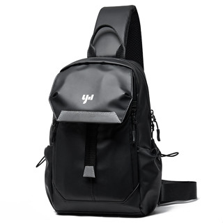 【MOYYI Túi Đeo Chéo Ngực Bằng pvc Chống Nước Chống Trộm Phong Cách Đường Phố kpop Cho Nam