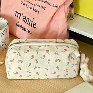 Gjcute Hoạt Hình Hoa Pring Bút Túi Dành Cho Nữ Grils Dung Tích Lớn Văn Phòng Phẩm Túi Đựng Bút Chì al Văn Phòng Phẩm Tổ Chức VN