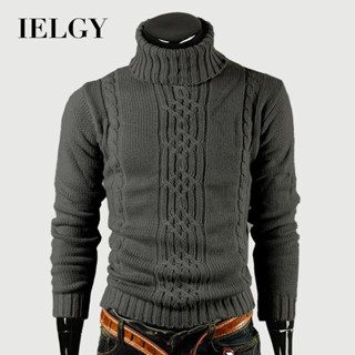 IELGY Áo len cổ cao cổ dày dành cho nam Âu Mỹ mới Áo len dài tay ấm áp hàng đầu nam