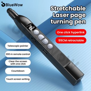  Bút chiếu Laser không dây BlueWow cho máy tính xách tay   Macbook  Bộ thu USB   Type C 200m.2.4GHz  