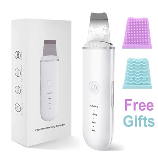 Máy Chà Da Siêu Âm Rung Mặt Thìa Tẩy Mụn Đầu Đen Xẻng Sạch Cavitation Lột Nâng Cơ Mặt Dụng Cụ Chăm Sóc Da