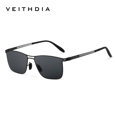 Kính râm phân cực Nylon độ phân cực cao bằng thép không gỉ VEITHDIA dành cho nam Kính râm chống tia cực tím V8216