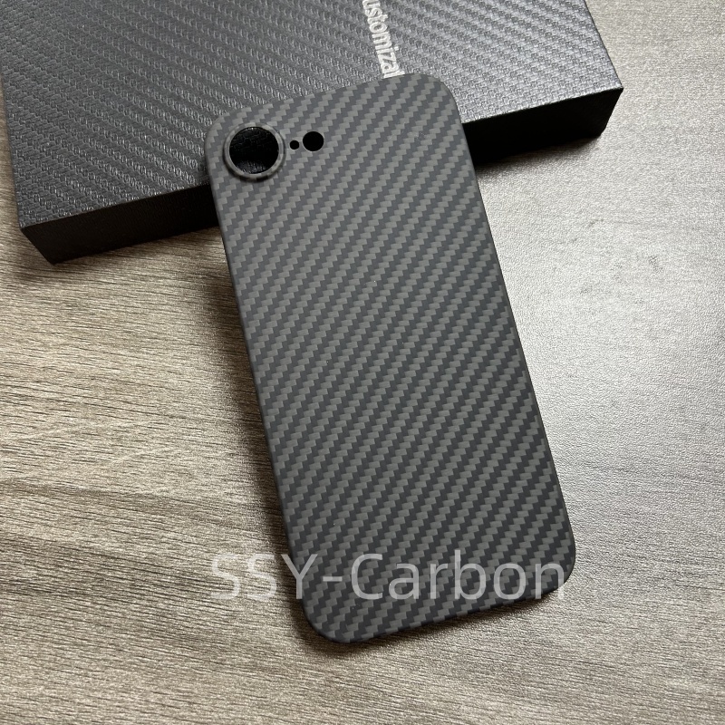 Ốp Lưng Carbon Thật Cho Apple iPhone 16E Kevlar, Ốp Bảo Vệ Siêu Mỏng Bằng Sợi Carbon Sang Trọng