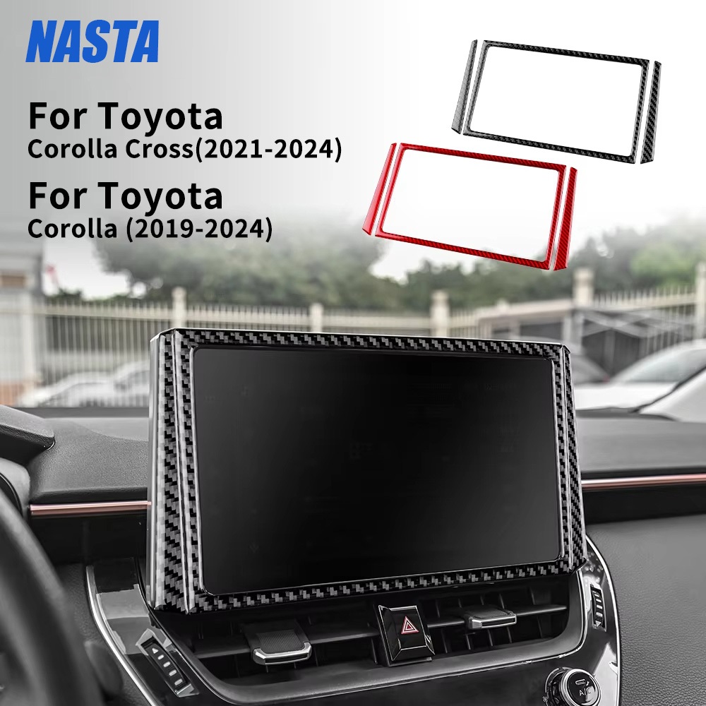 Thật Mềm Sợi Carbon Miếng Dán Cho Xe Toyota Corolla 2019 2020-2023 2024 Corolla Cross 2021-2024 LHD 