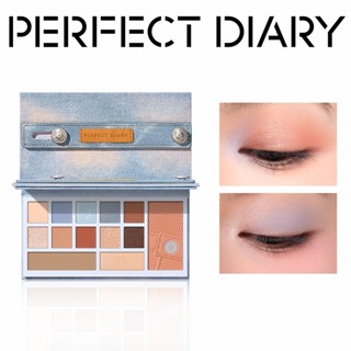 Bảng phấn mắt PERFECT DIARY tổng hợp đa năng tiện dụng màu denim 16g