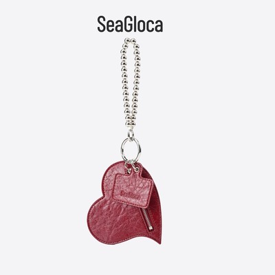 Seagloca Hình Trái Tim Ví Đựng Tiền Xu Móc Khóa Túi Thanh Lịch Quyến Rũ & Đựng Thẻ Thời Trang Mặt Dây Chuyền Phụ Kiện Dành Cho Người Phụ Nữ