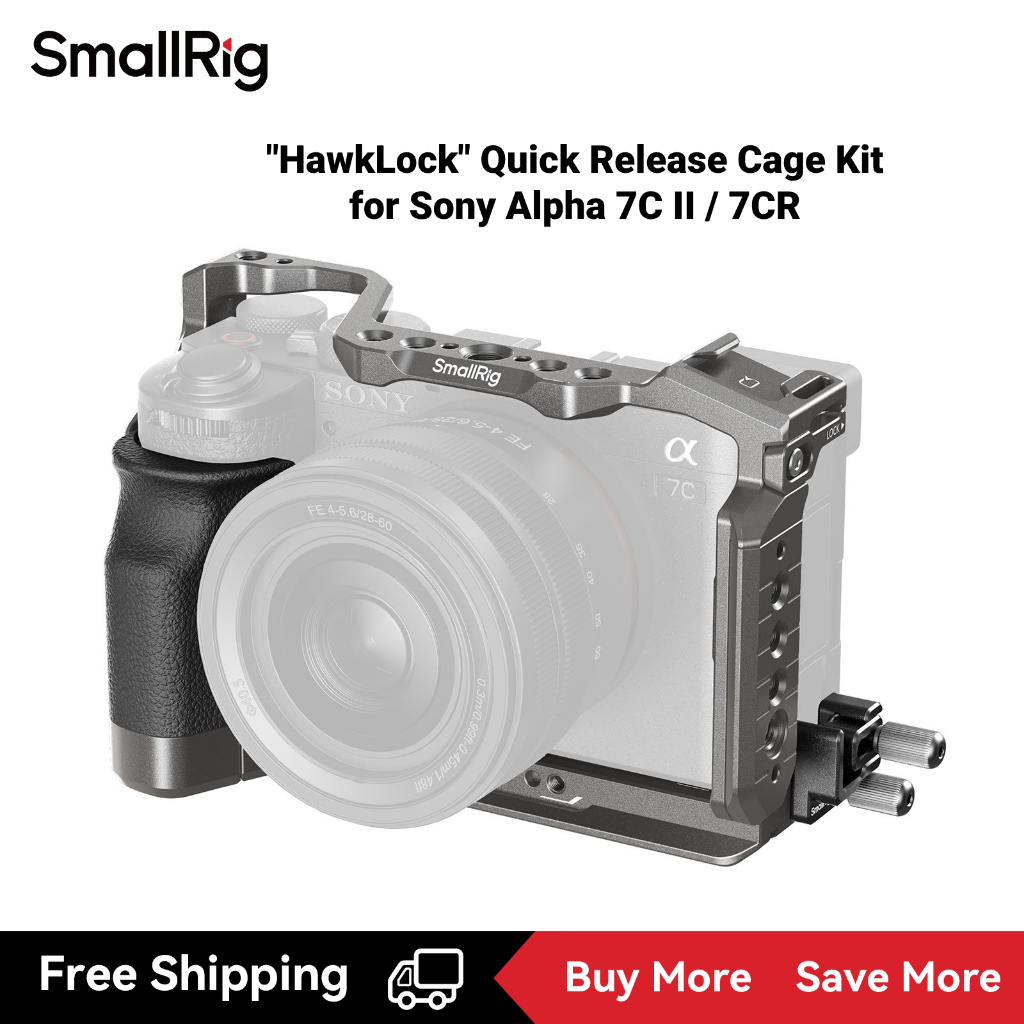 Lồng máy ảnh SmallRig cho Sony Alpha 7C II / 7CR, "HawkLock" Bộ lồng tháo nhanh #5198