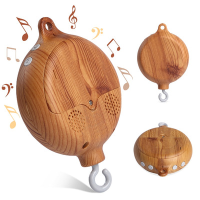 Hộp Nhạc Đồ Chơi Di Động 12 Âm Nhạc Treo Giường Cũi Em Bé Trang Trí (Chỉ Có Một Hộp Nhạc)