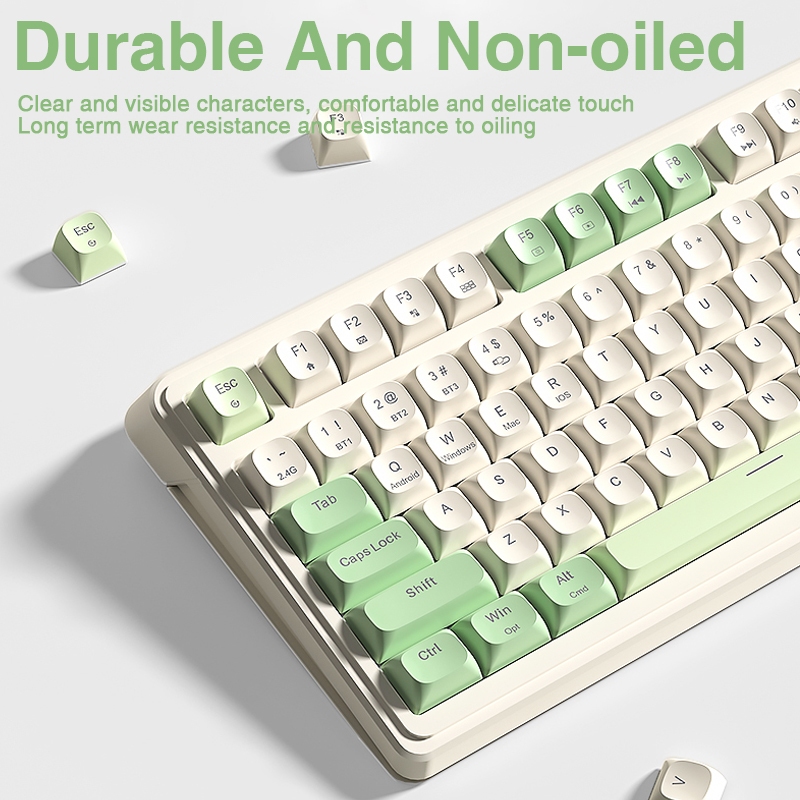 Bàn phím màng không dây AULA S99 99 phím Con lăn đa chức năng RGB ba chế độ cho bàn phím văn phòng và chơi game | BigBuy360 - bigbuy360.vn