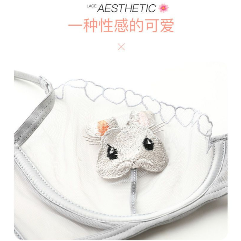 Gợi Cảm Ngọt Ngào Phong Cách Thỏ Quần Lót Phối Cảnh Cám Dỗ Ren Ngực Nhìn Lớn Tập Hợp Áo Ngực Siêu Mỏng Mềm Mại Thoải Mái Lưng Đẹp Thoáng Khí Bộ Áo Ngực Nữ | BigBuy360 - bigbuy360.vn