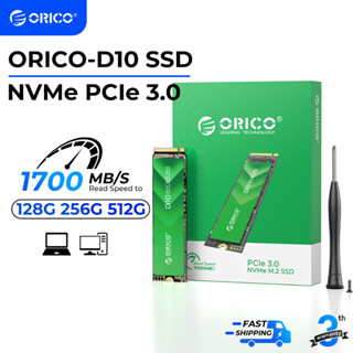 Orico PCIe 3.0 M.2 2280 NVME SSD 1700MB / s Dành cho máy tính xách tay Máy tính để bàn 128GB / 256GB (D10)