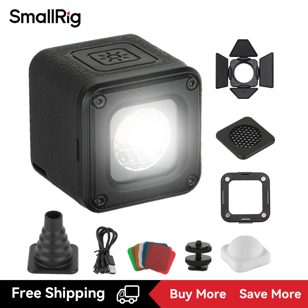 Bộ đèn LED Mini SmallRig RM01 Bộ đèn chiếu sáng di động chống nước với 8 bộ lọc màu #3405